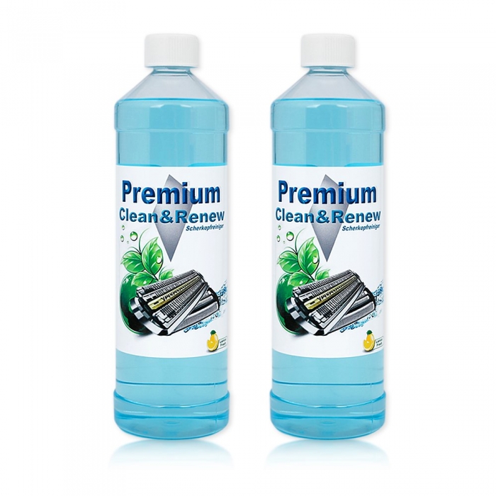 2 Liter Premium Scherkopfreiniger zum Nachfüllen von Braun Clean&Renew  Stationen der Series 3, 5, 7, 9 sowie COOL TEC Serie